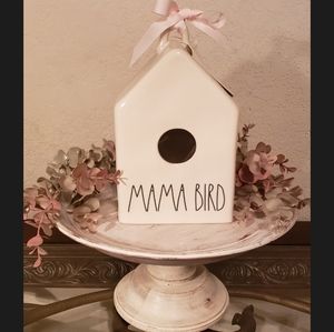 Rae Dunn MAMA BIRD Two Bird Icon Birdhouse